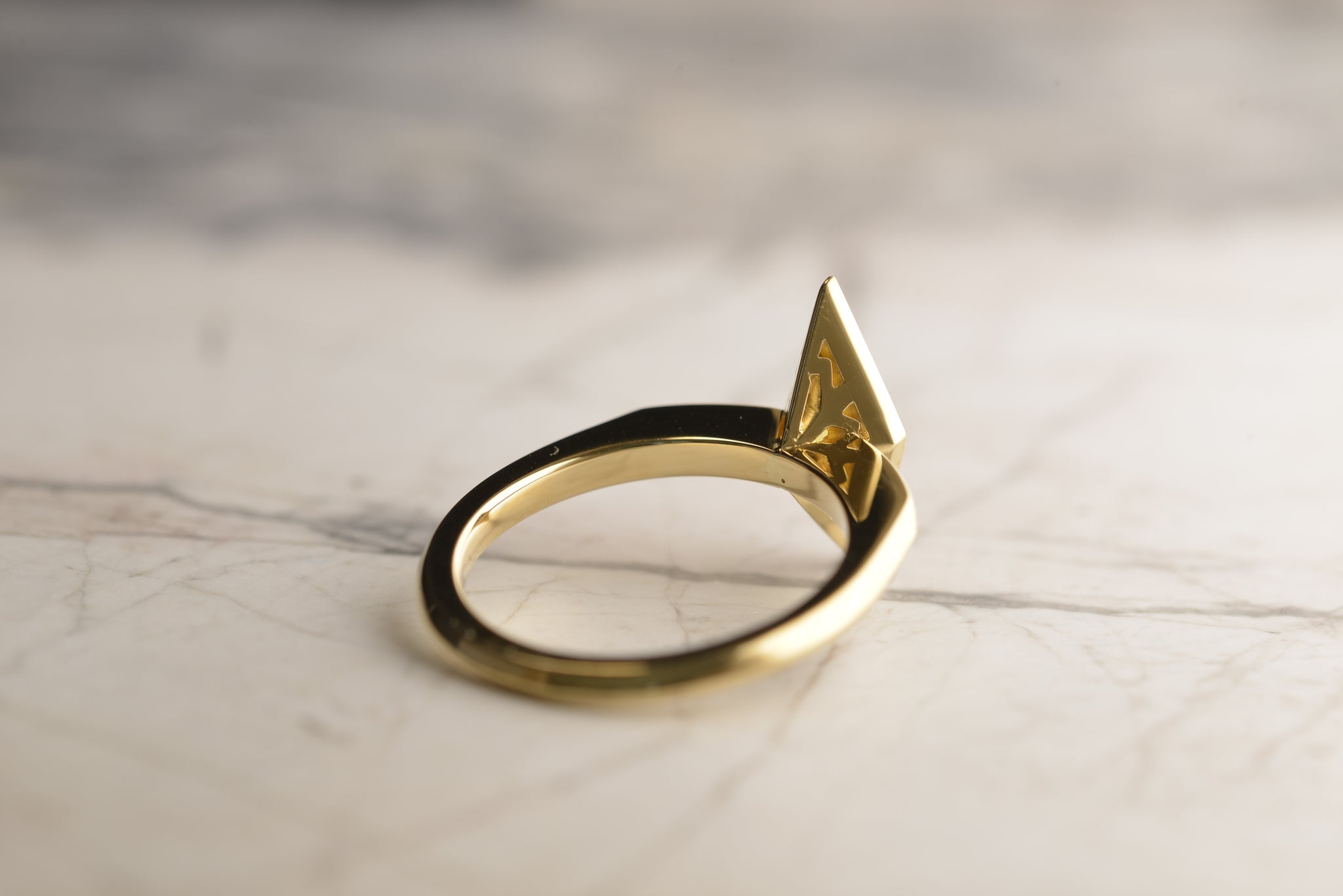"Stella" Golden Autralian Sapphire ring